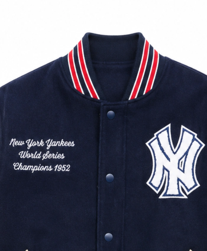 Mens New York Yankees Starter Navy And Cream 50th Year Jacket