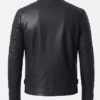 Mens Real Leather Black Style Jacket