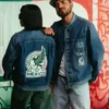 Mexico Football Type II Blue Denim Jacket For Men and Women
