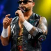 Mike Santana TNA Rebellion 2026 Leather Vest