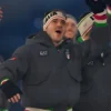 Milano Cortina Winter Olympics Team Italy Opening Ceremony EA7 Emporio Armani Grey Bomber Jacket