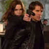 Mission Impossible Rogue Nation 05 Ethan Hunt Black Real Leather Jacket