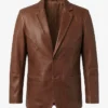 Mo TV Series Marshals 2026 Mo Brings Plenty Leather Blazer