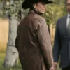 Mo TV Series Marshals Mo Brings Plenty Brown Leather Blazer
