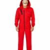 Money Heist TV Series La Casa De Papel Salvador Dali Red Hoodie Costume 