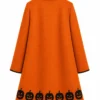 Movie The Curse of Bridge Hollow Nia Vardalos Halloween Orange Coat