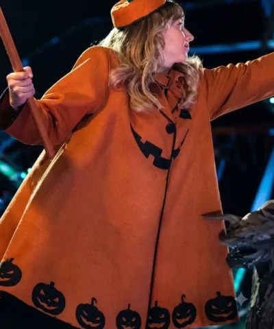 Movie The Curse of Bridge Hollow Nia Vardalos Halloween Wool Coat