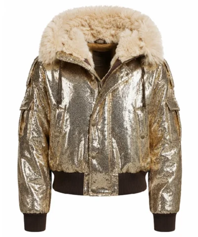 My Lottery Dream Home S19 David Bromstad Puffer Bomber Jacket Front