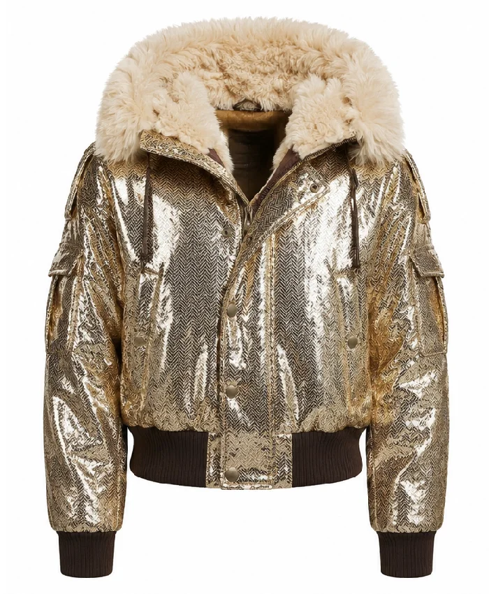 My Lottery Dream Home S19 David Bromstad Puffer Bomber Jacket Front