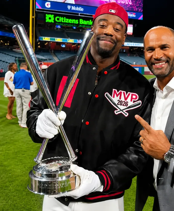 Netflix Jordan Walker MVP 2026 Home Run Derby Black Varsity Jacket