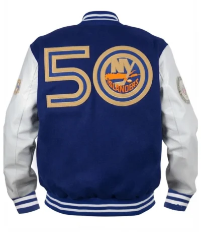 New York Islanders 50th Anniversary Varsity Jacket