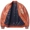 New York Knicks Chrome Hearts Full Snap Varsity Jacket