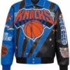 New York Knicks Leather Jacket