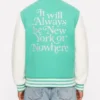 New York or Nowhere Liberty Varsity Jacket Back