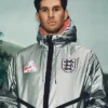 Nike x Palace Fifa World Cup 2026 England Silver Reflective Anthem Hooded Jacket