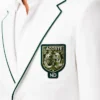 Novak Djokovic 2026 Wimbledon White Blazer Close Up