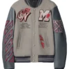 OFF White X Ac Milan European Football Heritage Wool Varsity Jacket