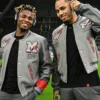 OFF White X Ac Milan European Heritage Wool Varsity Jacket