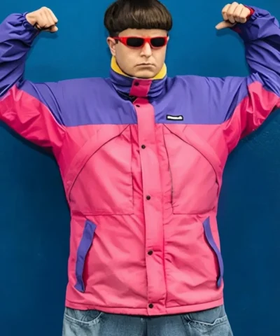 Oliver Tree All That x Alien Boy Song Pink and Purple Jacket For Sale 