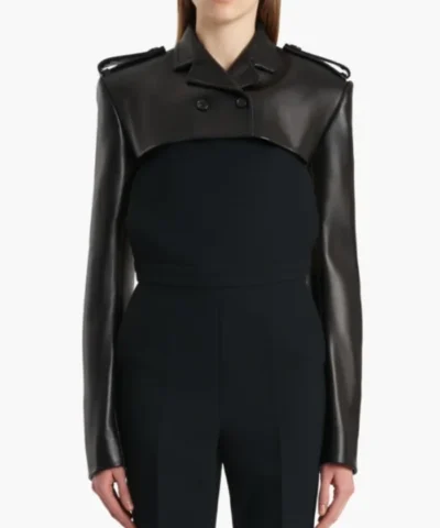 Order Alex Consani American Horror Story Black Cropped Jacket