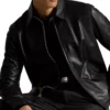 Order Polo Ralph Lauren Bison Polo Black Leather Jacket For Sale