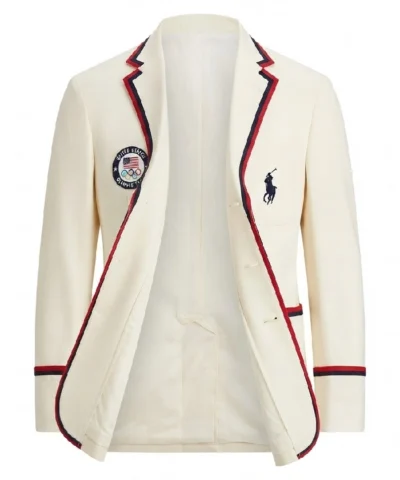 Order Polo Ralph Lauren Team USA Flagbearer Blazer Olympic and Paralympic Games Paris 2024