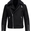 Oswald Cobblepot The Batman The Penguin Black Suede Jacket