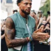 Paris Couture Week Nigerian Footballer Maduka Okoye Mint Green Vest
