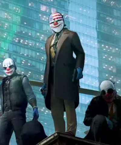 Payday 3 Video Game Dallas Nathan Steele Costume Coat