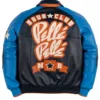 Pelle Pelle Classic Soda Club Plush Black Zip Up Jacket