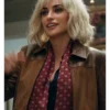 Penelope Cruz The Invite 2026 Pina Penelope Cruz Brown Suede Leather Jacket