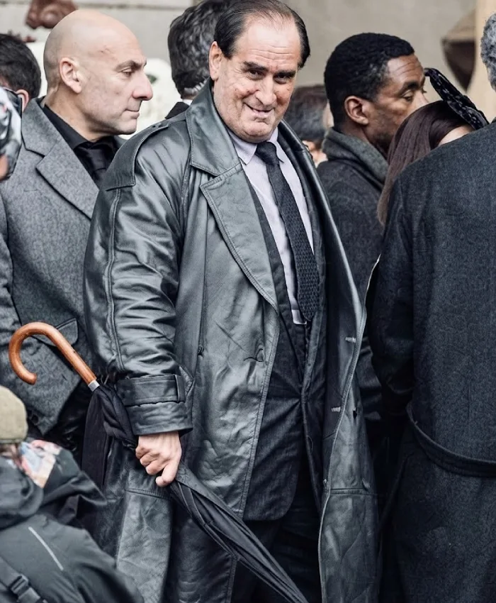 Penguin The Batman Colin Farrell Leather Coat