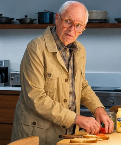 Peter Schneider Jay Kelly Jim Broadbent Beige Jacket