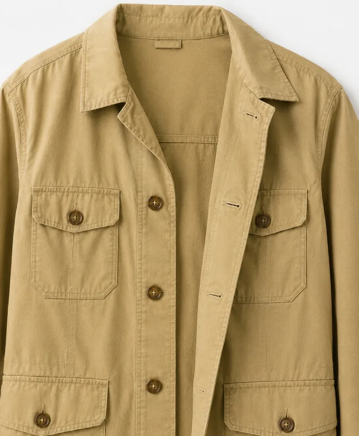 Jim Broadbent Jay Kelly Cotton Jacket - Image 3