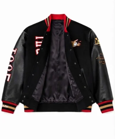 Philadelphia 76ers Black Hardwood Classics 76 Jacket