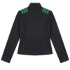Poison Ivy Black Cotton Jacket On Sale 
