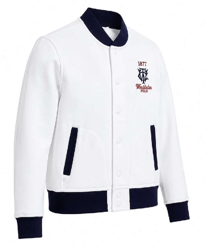 Polo Ralph Lauren x Wimbledon 2026 Fleece Baseball Jacket On Sale