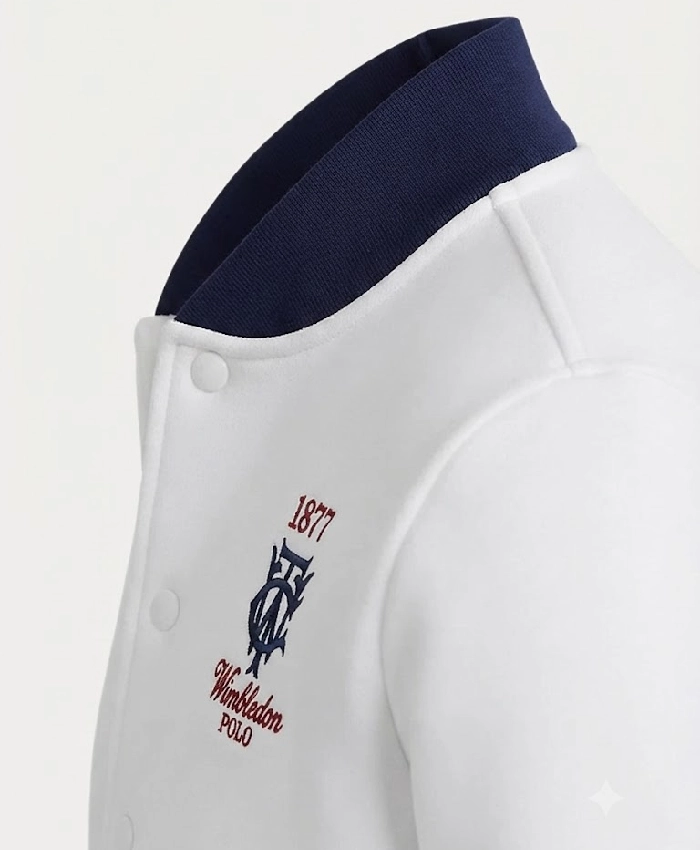 Polo Ralph Lauren x Wimbledon Championships 2026 Fleece Baseball Jacket