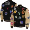 Pro Basketball All Teams Logo Varsity Jacket