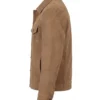 Real Suede Tan Trucker Jacket