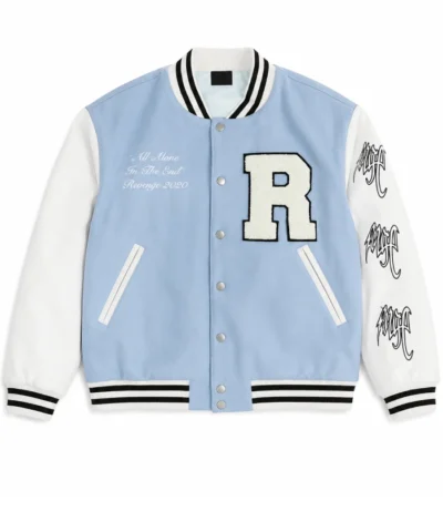 Revenge Skull Full Snap Varsity Jacket