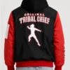 Roman Reigns Full-Zip Hooded Black and red Jacket