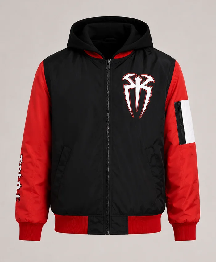 Roman Reigns Full-Zip Hooded Jacket Front