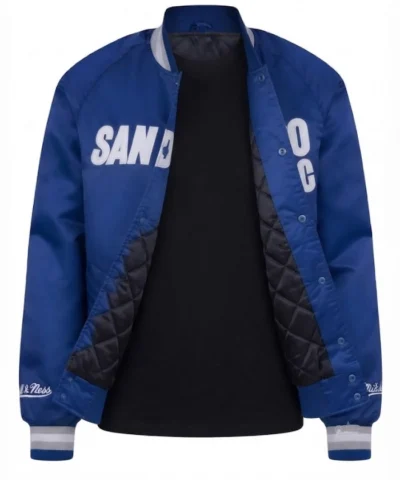San Diego FC Navy Blue Bomber Jacket
