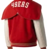 San Francisco 49ers Red Varsity Hooded Jacket