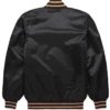 San Francisco Giants Classic Full Snap Black Satin Jacket