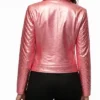 Sarah Shahi SexLife Billie Connelly Biker Leather Jacket