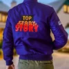 Scream Kenny Top Story Crew Blue Bomber Jacket