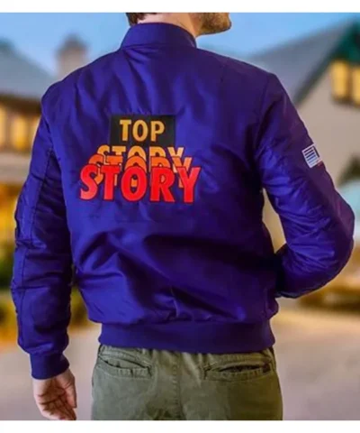 Scream Kenny Top Story Crew Blue Bomber Jacket