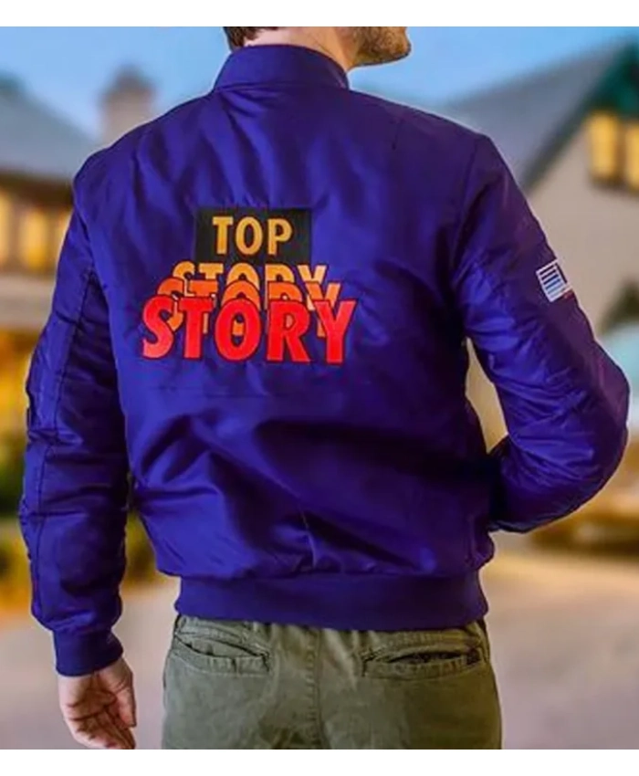 Scream Kenny Top Story Crew Blue Bomber Jacket